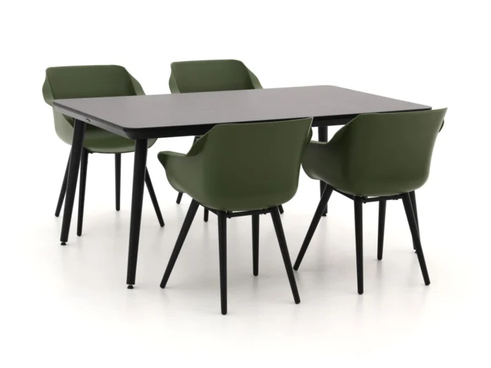 Hartman tuinmeubelen Sophie Studio 170cm dining tuinset 5-delig - Groen
