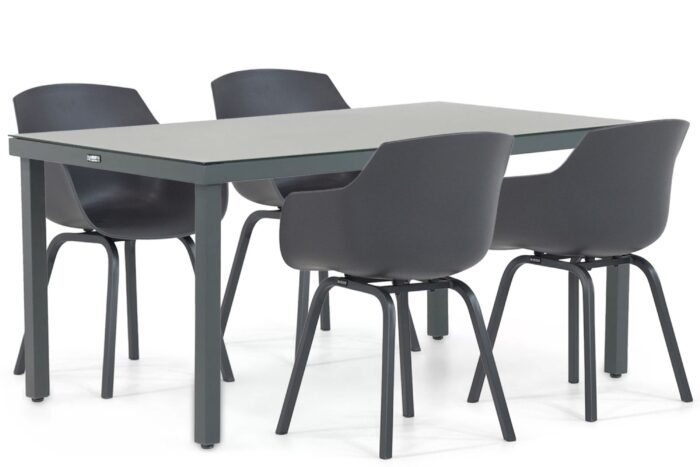 Lifestyle Garden Furniture Salina/Porto 160 cm dining tuinset 5-delig – Grijs-antraciet