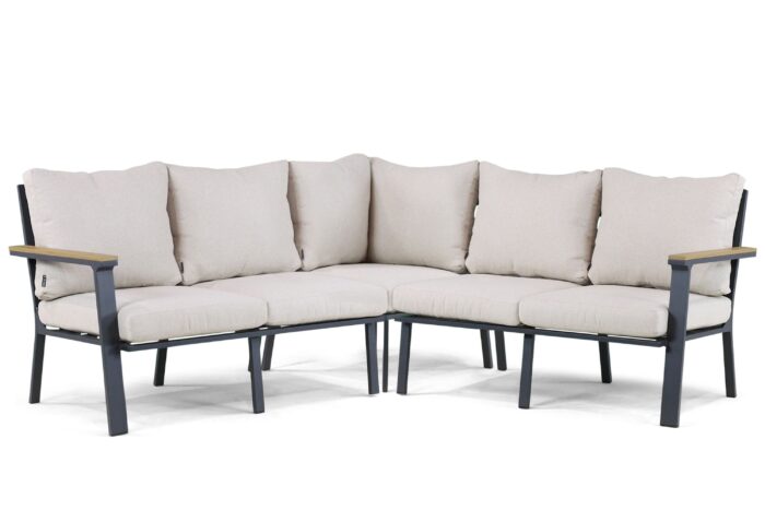 Lifestyle Garden Furniture Santiago hoek loungeset 3-delig – Grijs-antraciet