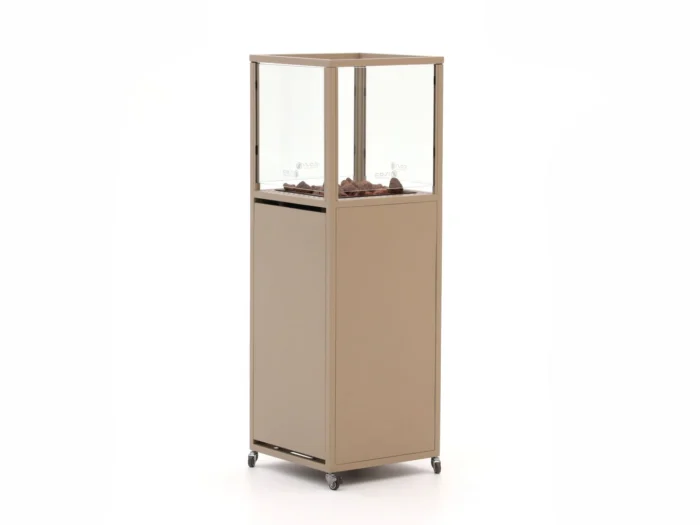 Cosipillar Dome gaslantaarn 40x40x116cm - Taupe