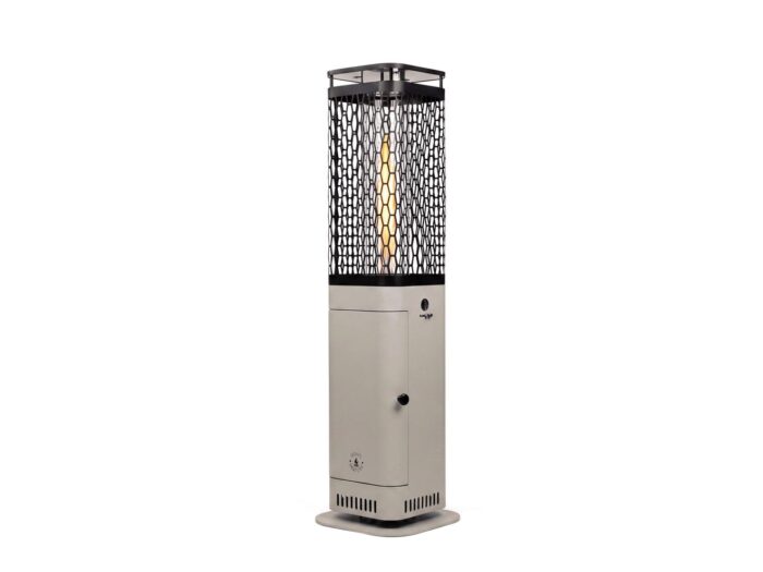 Monti HeatLine + 15% kassakorting | Blaze pellet terrasverwarmer 26x26x95cm – Taupe