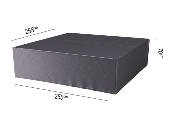Aerocover Hoes loungeset 255 x 255 x 70 cm – grijs