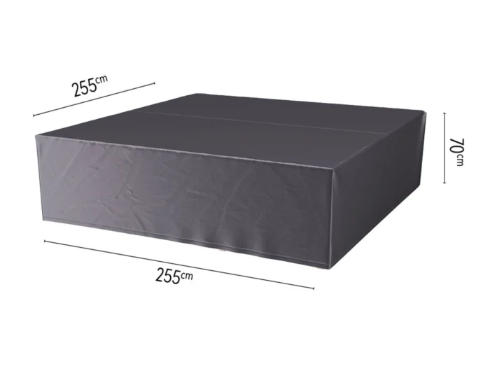 Aerocover Hoes loungeset 255 x 255 x 70 cm - grijs