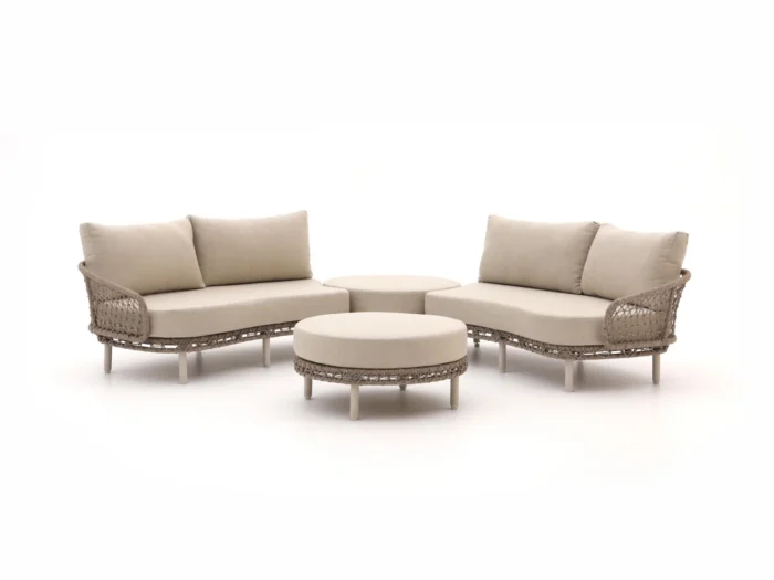 Intenso Furniture Nusco hoek loungeset 4-delig - Taupe