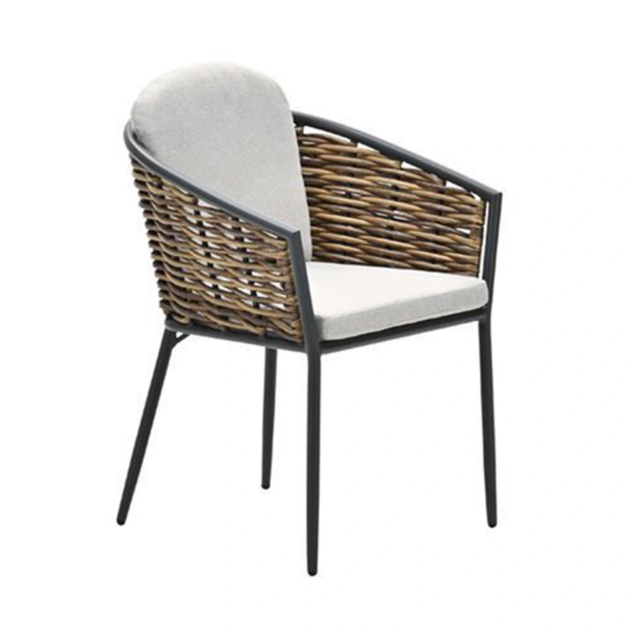Garden impressions Bali Dining Tuinstoel Desert Sand – bruin;grijs