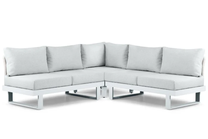 Lifestyle Garden Furniture Lorenzo hoek loungeset 3-delig - Wit