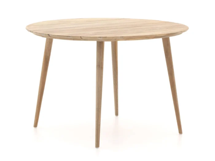 ROUGH Furniture ROUGH-K dining tuintafel ø 115cm - Bruin
