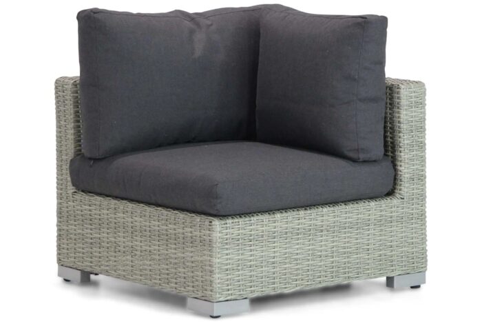 Garden Collections Cuba hoek module new grey – Transparant