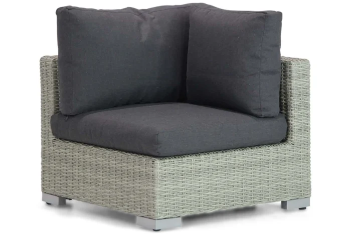Garden Collections Cuba hoek module new grey - Transparant