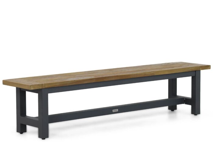 Lifestyle Garden Furniture San Francisco picknickbank 200 x 40 cm – Grijs-antraciet