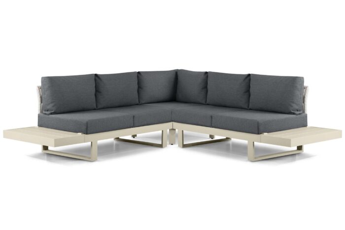 Lifestyle Garden Furniture Lorenzo hoek loungeset 5-delig – Taupe-naturel-bruin
