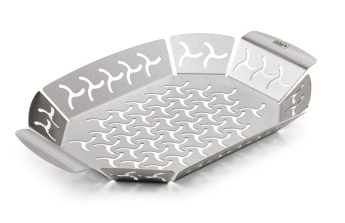 Weber Groentekorf klein rvs – groen