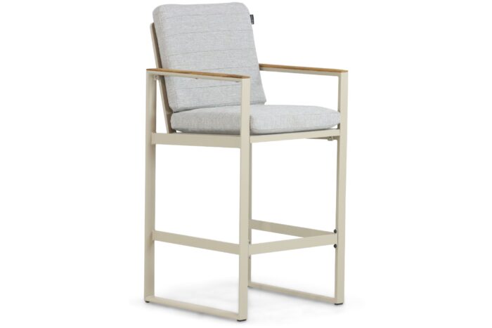 Lifestyle Garden Furniture Faro barstoel – Taupe-naturel-bruin