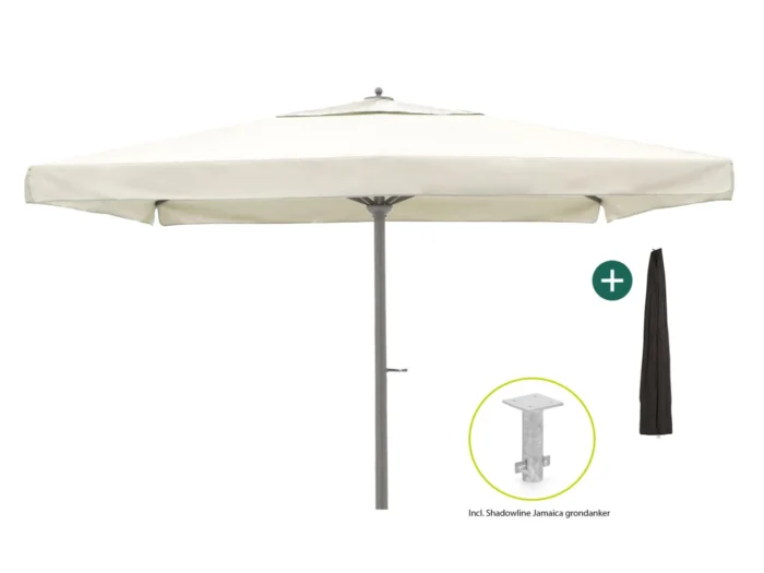 Shadowline Java parasol 450x450cm - Grijs