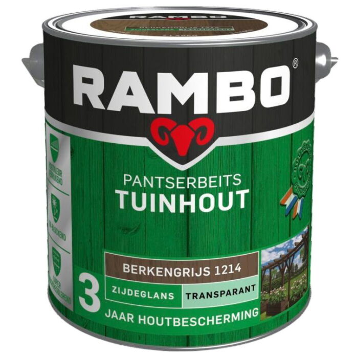 Rambo Pantserbeits tuinhout zg tr. 1214 2,5l – grijs