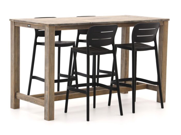 Forza Furniture Forza Pazzia/ROUGH-X 180cm barset 5-delig stapelbaar Laagste prijsgarantie! – Bruin