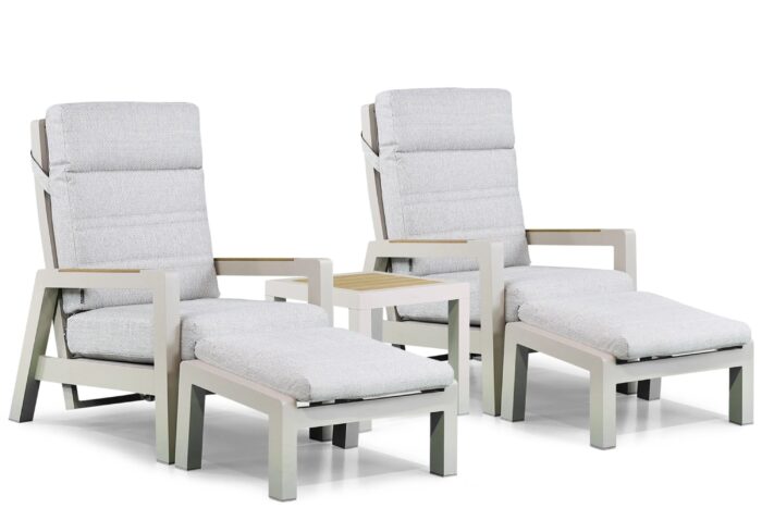 Lifestyle Garden Furniture Evora bistroset 5-delig – Taupe-naturel-bruin