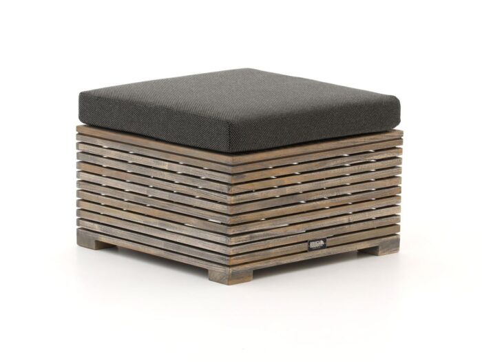 ROUGH Furniture ROUGH-C lounge voetenbank 60x60cm Laagste prijsgarantie! – Bruin