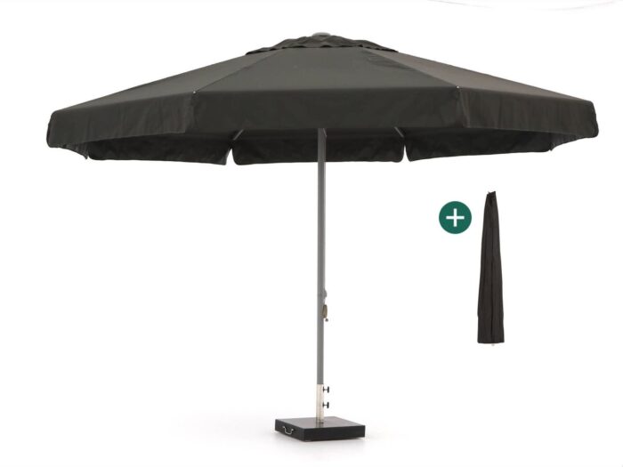 Shadowline Bonaire parasol ø 400cm Laagste prijsgarantie! – Zwart