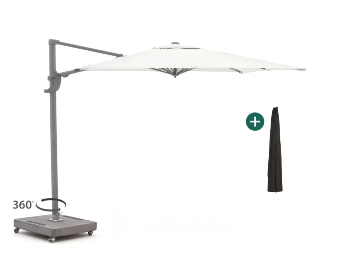 Shadowline Francisco zweefparasol 260x260cm - Grijs
