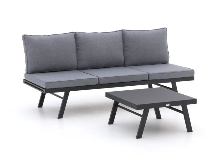 Forza Furniture Forza Vadena lounge tuinset 2-delig verstelbaar Laagste prijsgarantie! – Grijs