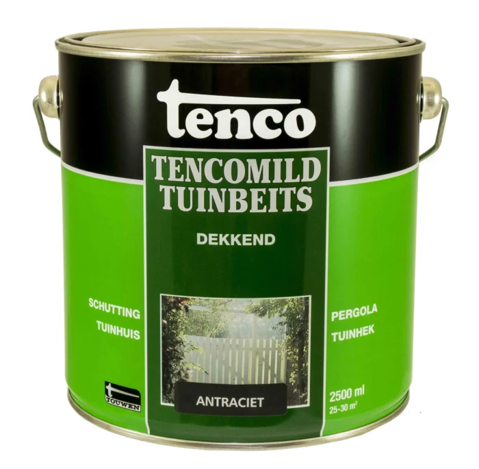 Tenco Dekkend antraciet 2,5l tencomild verf/beits - zwart