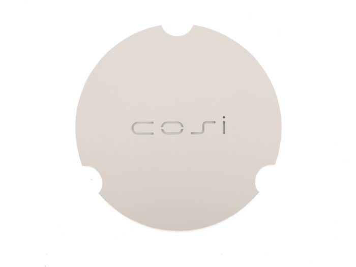 Cosi Coverplate t.b.v. Round glass set size L – Taupe
