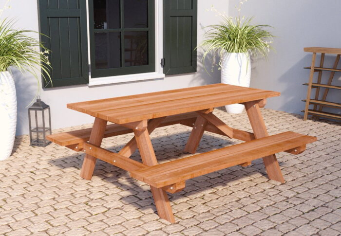 Tuindeco Picknicktafel Comfort – hout