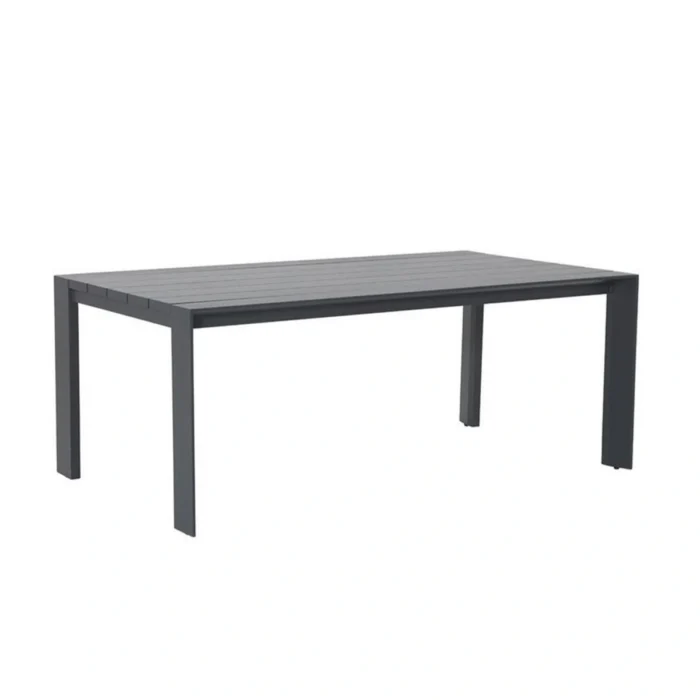 Garden impressions Levanto Tuintafel Carbon Black 170x100 cm