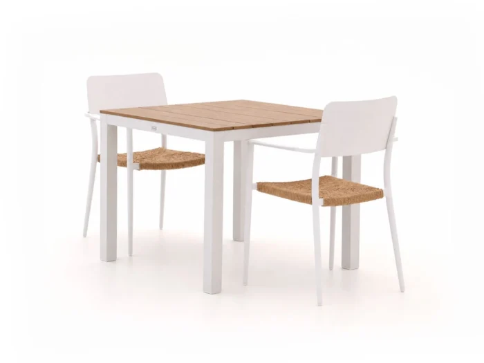 Bellagio tuinmeubelen Cino/Fidenza 90cm dining tuinset 3-delig stapelbaar