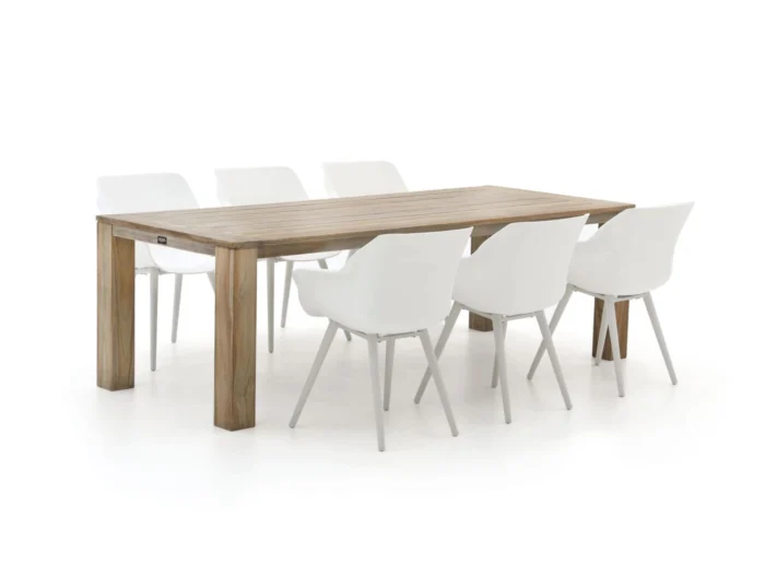 Hartman tuinmeubelen Sophie Studio/ROUGH-X 240cm dining tuinset 7-delig - Bruin