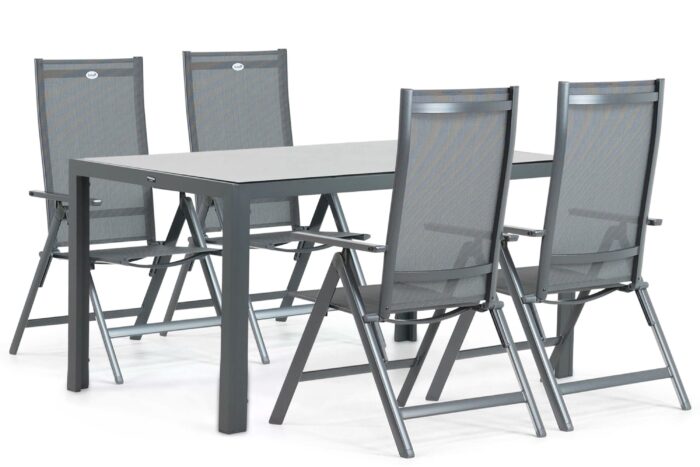 Hartman Aruba/Venustas 150 cm dining tuinset 5-delig – Grijs-antraciet