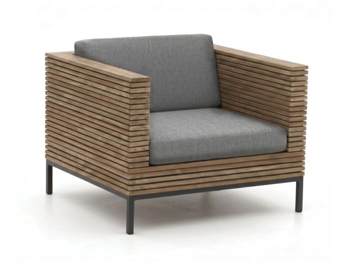 ROUGH Furniture ROUGH-D lounge tuinstoel Laagste prijsgarantie! – Bruin