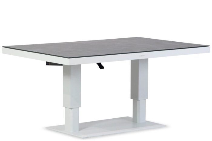 Lifestyle Garden Furniture Versatile in hoogte verstelbare tafel 140x90cm – Wit