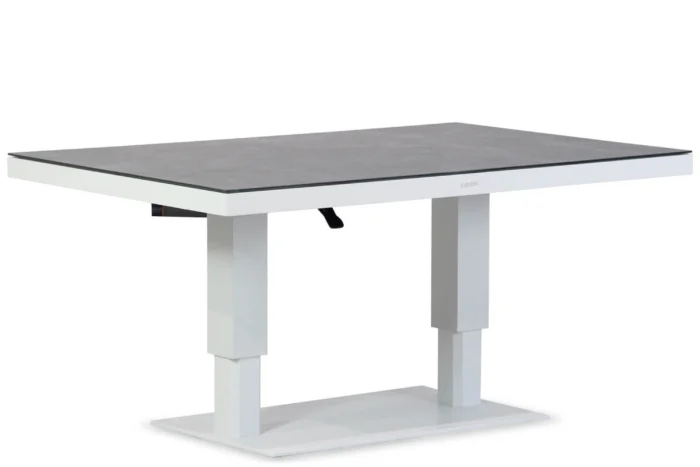 Lifestyle Garden Furniture Versatile in hoogte verstelbare tafel 140x90cm - Wit