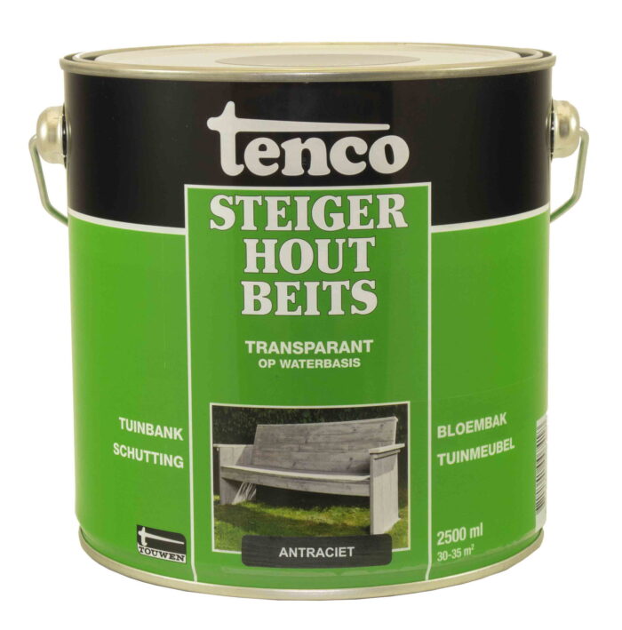 Tenco Steigerhoutbeits antraciet 2,5l verf/beits – zwart