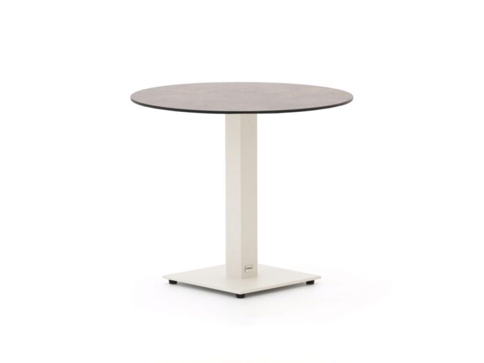 Forza Furniture Forza Orta tuintafel ø80cm (h:73cm) Laagste prijsgarantie! – Taupe