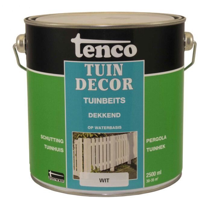 Tenco Tuindecor dekkend wit 2,5l verf/beits