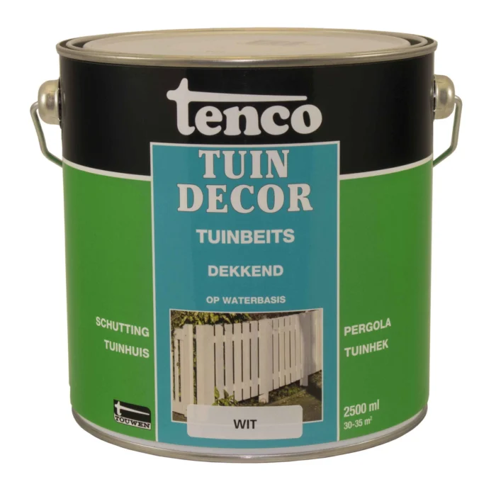 Tenco Tuindecor dekkend wit 2,5l verf/beits