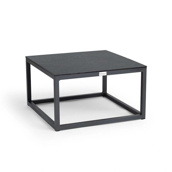 Tierra outdoor Rio Salontafel M Trespa Graphite 60×60 cm – grijs