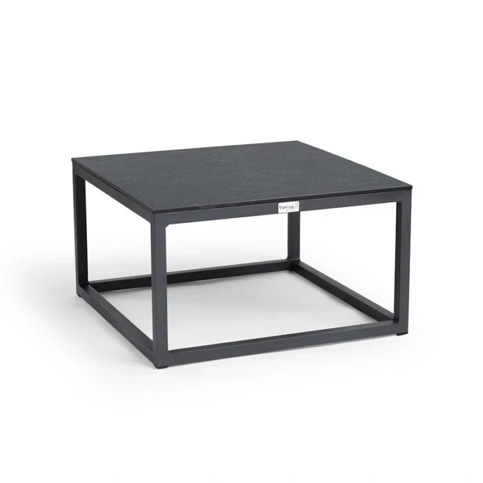 Tierra outdoor Rio Salontafel M Trespa Graphite 60x60 cm - grijs