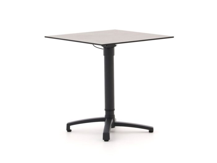 Bellagio tuinmeubelen Canzo klaptafel 70x70x73/109cm verstelbaar – Grijs
