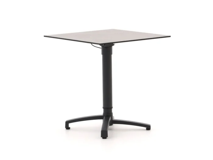 Bellagio tuinmeubelen Canzo klaptafel 70x70x73/109cm verstelbaar - Grijs