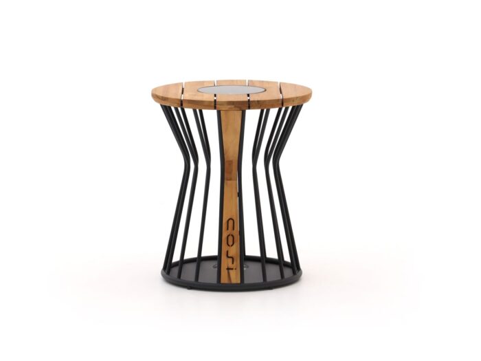 Cosilumia bijzet tuintafel ø52cm (h:60cm) Laagste prijsgarantie! – Zwart