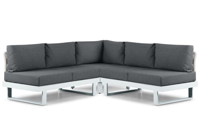 Lifestyle Garden Furniture Lorenzo hoek loungeset 3-delig – Wit