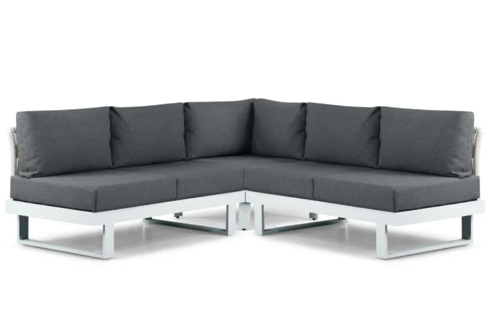 Lifestyle Garden Furniture Lorenzo hoek loungeset 3-delig - Wit