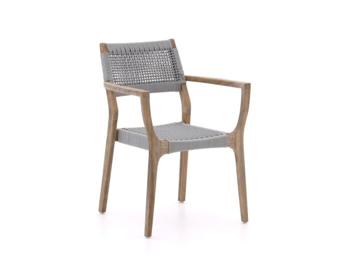 ROUGH Furniture ROUGH-L Rope dining tuinstoel stapelbaar Laagste prijsgarantie! – Bruin