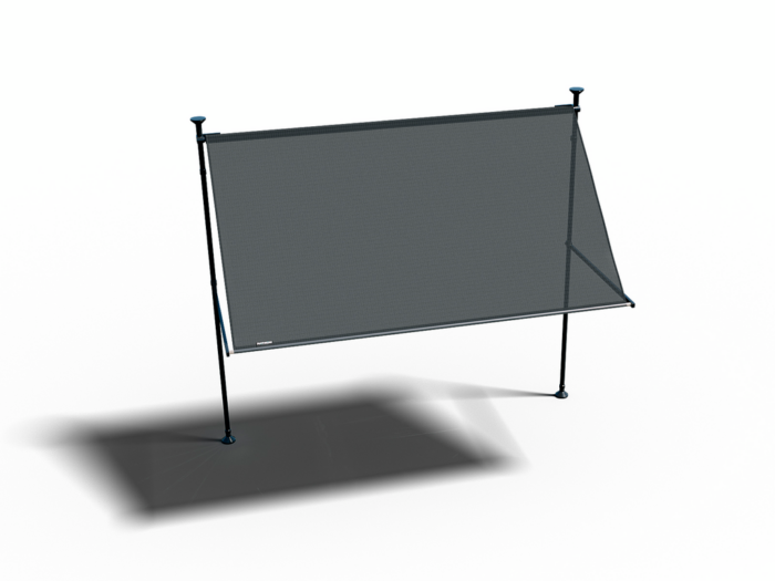 Sun en shade Flex frame flexible shade solution for the balcony Sun & Shade – grijs