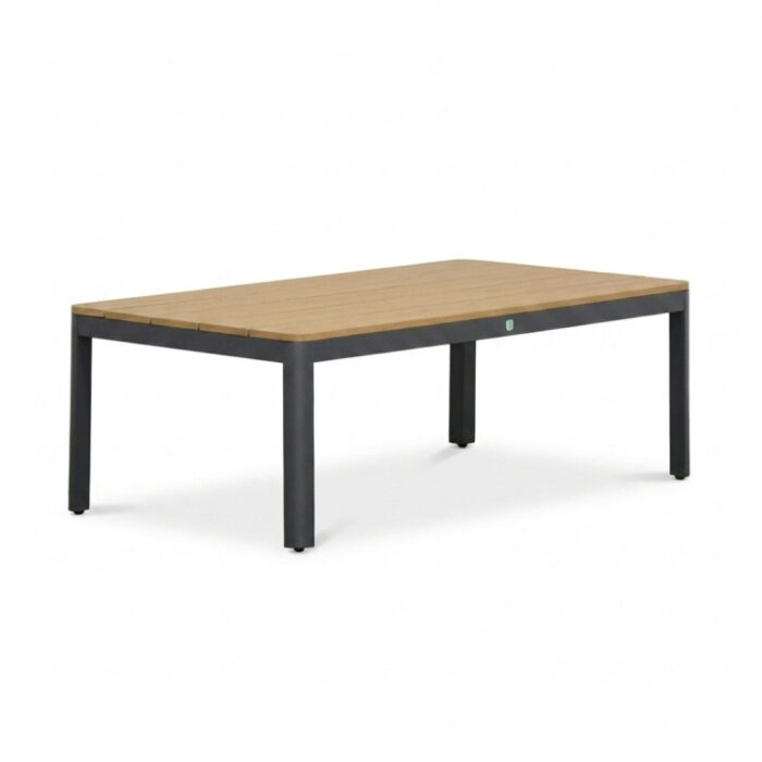 LUX outdoor living Tokyo loungetafel | aluminium + polywood | antraciet | 120x65cm