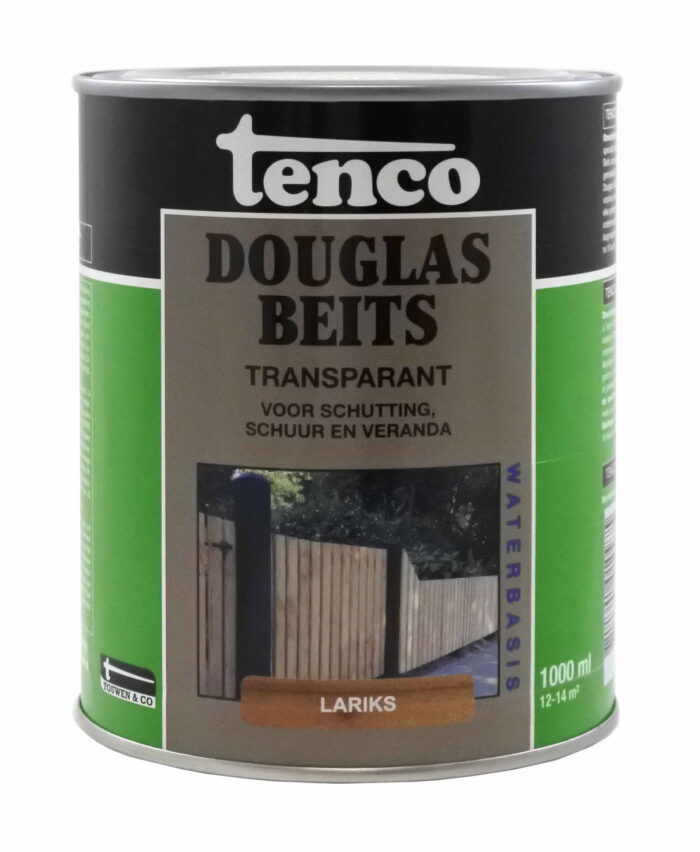 Tenco Douglas beits transparant lariks 1l verf/beits – bruin